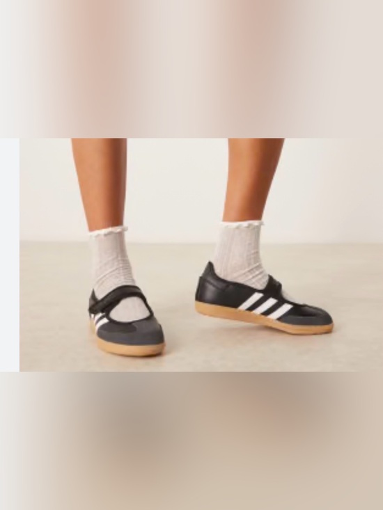 adidas Shoes - adidas Samba Mary Jane Shoes in Black/White women 8